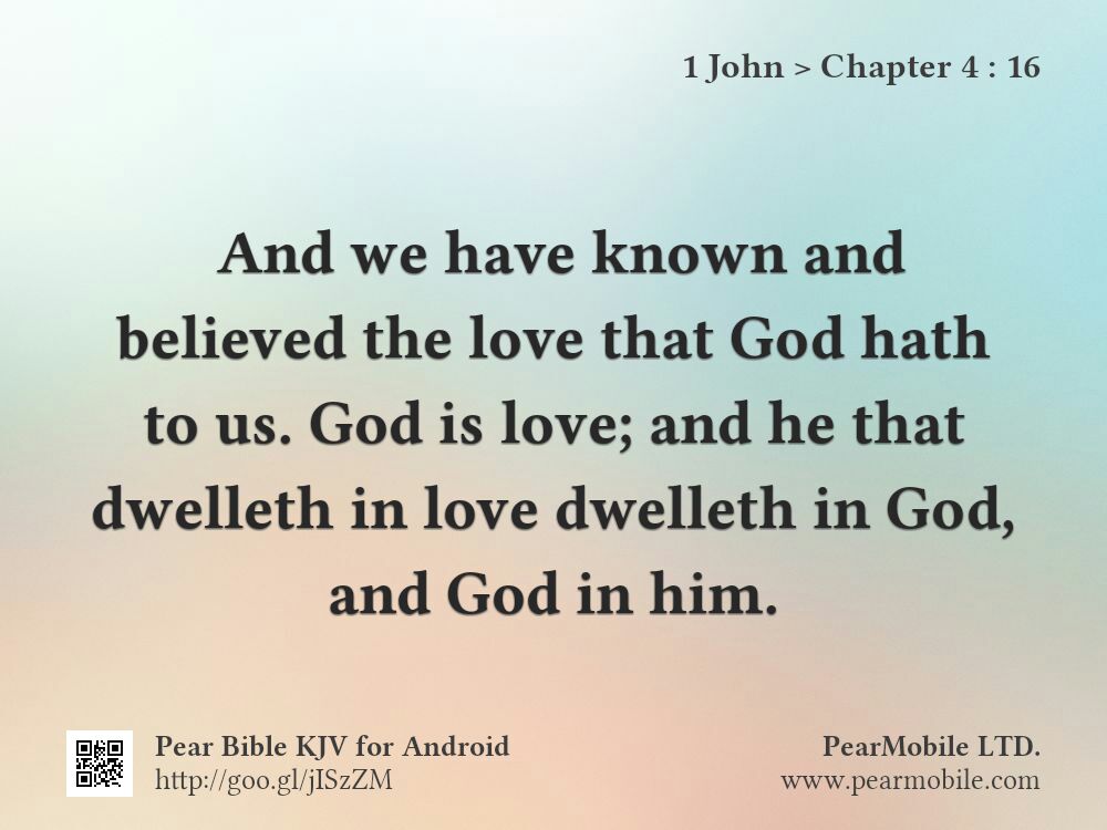 1 John, Chapter 4:16